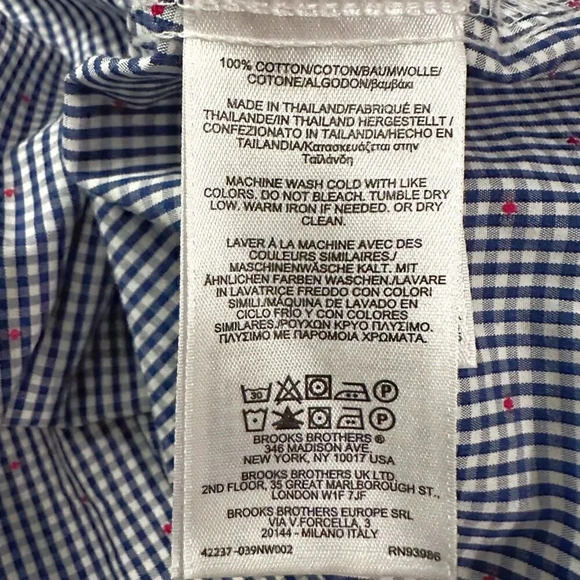 Brooks Brothers | Poplin Front-Tie Shirt Dress (8) - Picture 7 of 7